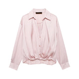 Camila Twisted Button Shirt