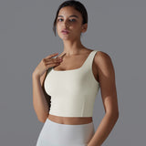 Sleeveless Slim-Fit Yoga Tank