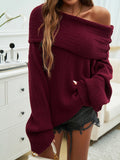 Diana Folded Long Sleeve Sweater