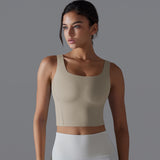 Sleeveless Slim-Fit Yoga Tank