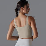 Sleeveless Slim-Fit Yoga Tank