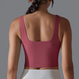 Sleeveless Slim-Fit Yoga Tank