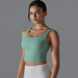 Sleeveless Slim-Fit Yoga Tank