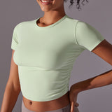 Steph Ruched Side Running Top