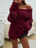 Diana Folded Long Sleeve Sweater