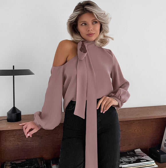 Scarlett Satin Long Sleeve