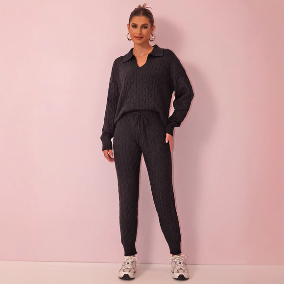 Carmen Knitted Pants Set