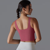 Sleeveless Slim-Fit Yoga Tank