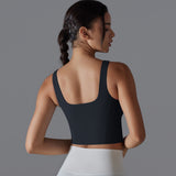 Sleeveless Slim-Fit Yoga Tank